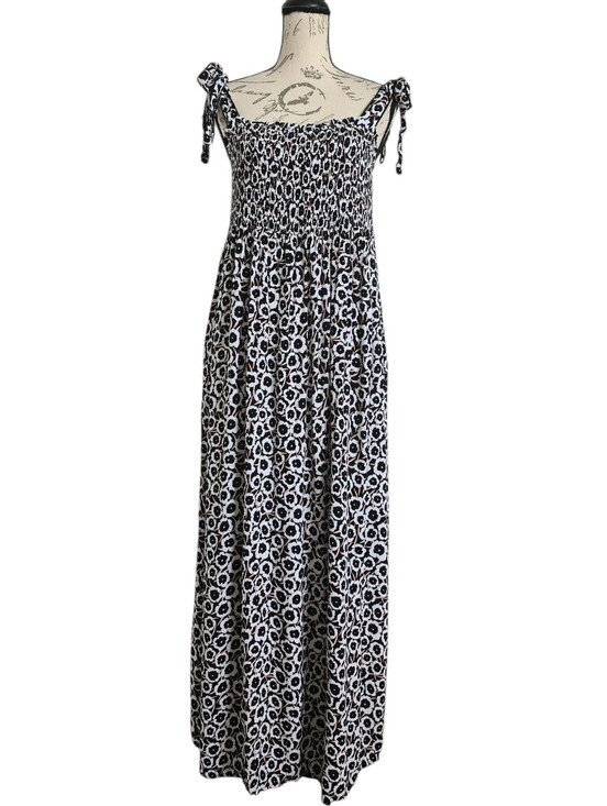 Diane Von Furstenberg Dresses & Skirts - Diane von Furstenberg for Target Smocked Floral Maxi Dress Size L Boho Summer